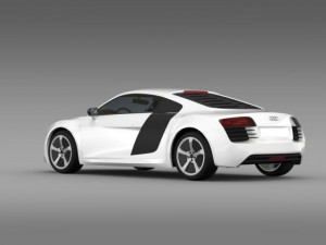 audi r8 e tronprototype 2013 3D मॉडल