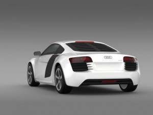 audi r8 e tronprototype 2013 3D मॉडल