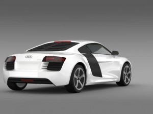 audi r8 e tronprototype 2013 3D मॉडल