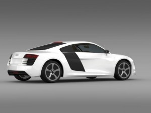 audi r8 e tronprototype 2013 3D मॉडल