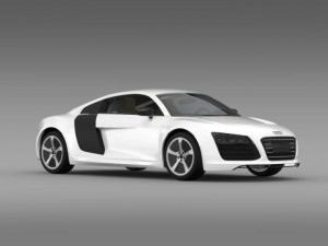 audi r8 e tronprototype 2013 3D मॉडल