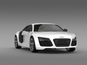 audi r8 e tronprototype 2013 3D मॉडल