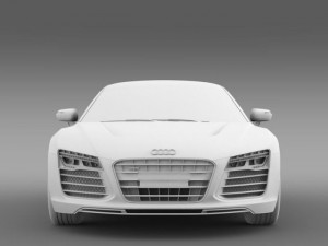 audi r8 e tronprototype 2013 3D मॉडल