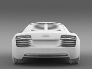 audi r8 e tronprototype 2013 3D मॉडल