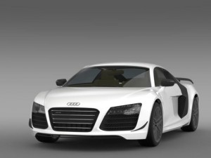 audi r8 lmx 2014 3D Модель