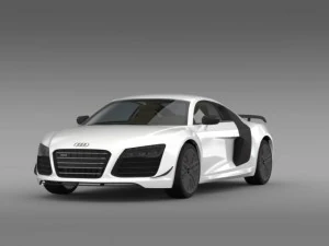 audi r8 lmx 2014 3D Model