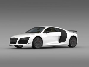 audi r8 lmx 2014 3D Модель