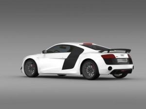 audi r8 lmx 2014 3D Модель