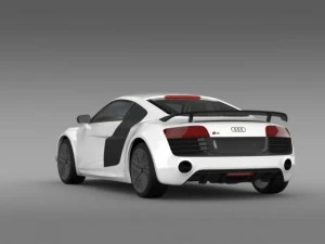 audi r8 lmx 2014 3D Model
