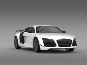 audi r8 lmx 2014 3D Модель