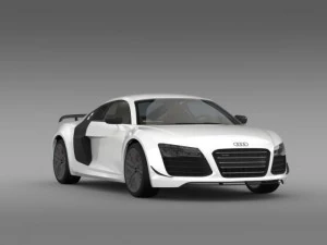 audi r8 lmx 2014 3D Model