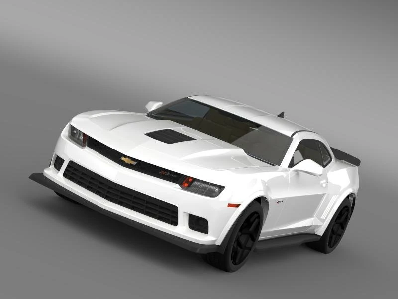 chevrolet camaro z28 2014 3D Model .c4d .max .obj .3ds .fbx .stl .blend 