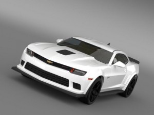 chevrolet camaro z28 2014 Modello 3D
