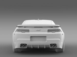 chevrolet camaro z28 2014 Modèle 3D