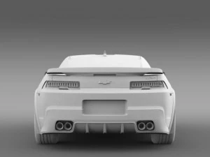 chevrolet camaro z28 2014 3D Model