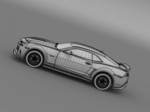 chevrolet camaro z28 2014 Modèle 3D