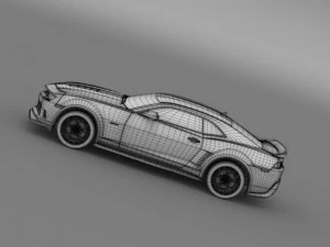 chevrolet camaro z28 2014 3D Model