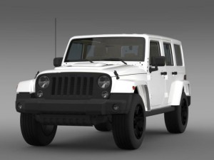 jeep wrangler unlimited rubicon x 2014 3Dモデル