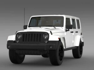 jeep wrangler unlimited rubicon x 2014 3D Model