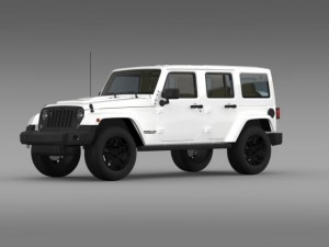 jeep wrangler unlimited rubicon x 2014 3Dモデル