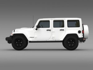 jeep wrangler unlimited rubicon x 2014 3Dモデル