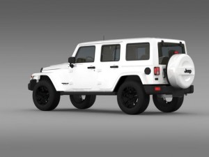 jeep wrangler unlimited rubicon x 2014 3Dモデル