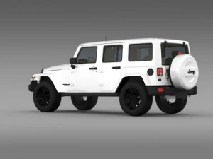 jeep wrangler unlimited rubicon x 2014 3D Model