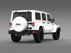 jeep wrangler unlimited rubicon x 2014 3D Model