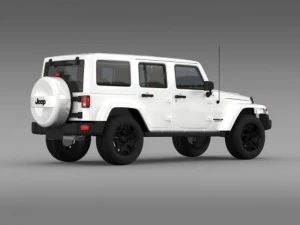 jeep wrangler unlimited rubicon x 2014 3D Model