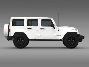 jeep wrangler unlimited rubicon x 2014 3Dモデル