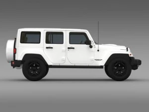 jeep wrangler unlimited rubicon x 2014 3D Model