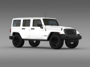 jeep wrangler unlimited rubicon x 2014 3Dモデル