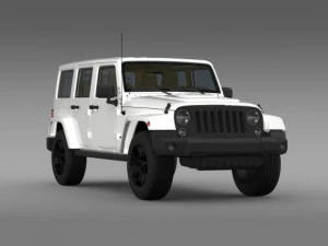 jeep wrangler unlimited rubicon x 2014 3D Model