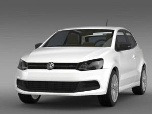 volkswagen polo bluegt 3d 20092013 Model 3D