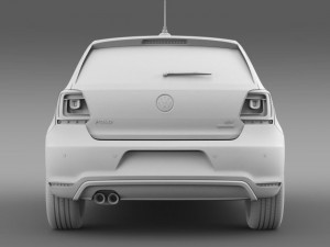 volkswagen polo bluegt 3d 20092013 Model 3D