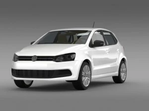 volkswagen polo bluegt 5d 20092013 3D Model