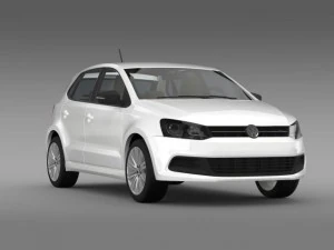 volkswagen polo bluegt 5d 20092013 3D Model