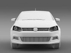 volkswagen polo bluegt 5d 20092013 3D Model
