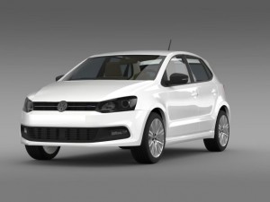 volkswagen polo bluegt 5d 2014 3D Model