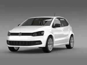 volkswagen polo bluegt 5d 2014 3D Model