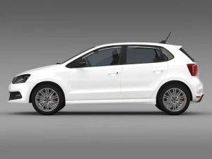 volkswagen polo bluegt 5d 2014 3D Model