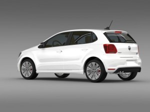 volkswagen polo bluegt 5d 2014 3D Model