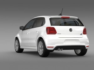 volkswagen polo bluegt 5d 2014 3D Model