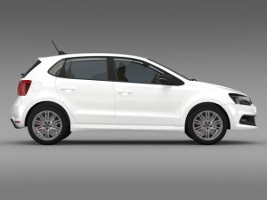volkswagen polo bluegt 5d 2014 3D Model