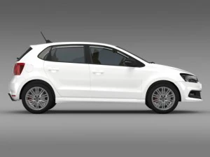 volkswagen polo bluegt 5d 2014 3D Model
