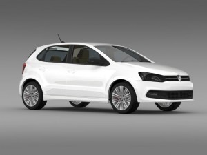 volkswagen polo bluegt 5d 2014 3D Model