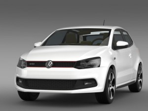 volkswagen polo gti 3d 20092013 Model 3D