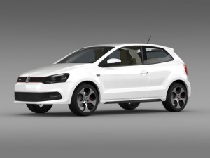 volkswagen polo gti 3d 20092013 Model 3D