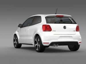 volkswagen polo gti 3d 20092013 Model 3D