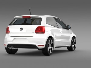 volkswagen polo gti 3d 20092013 Model 3D